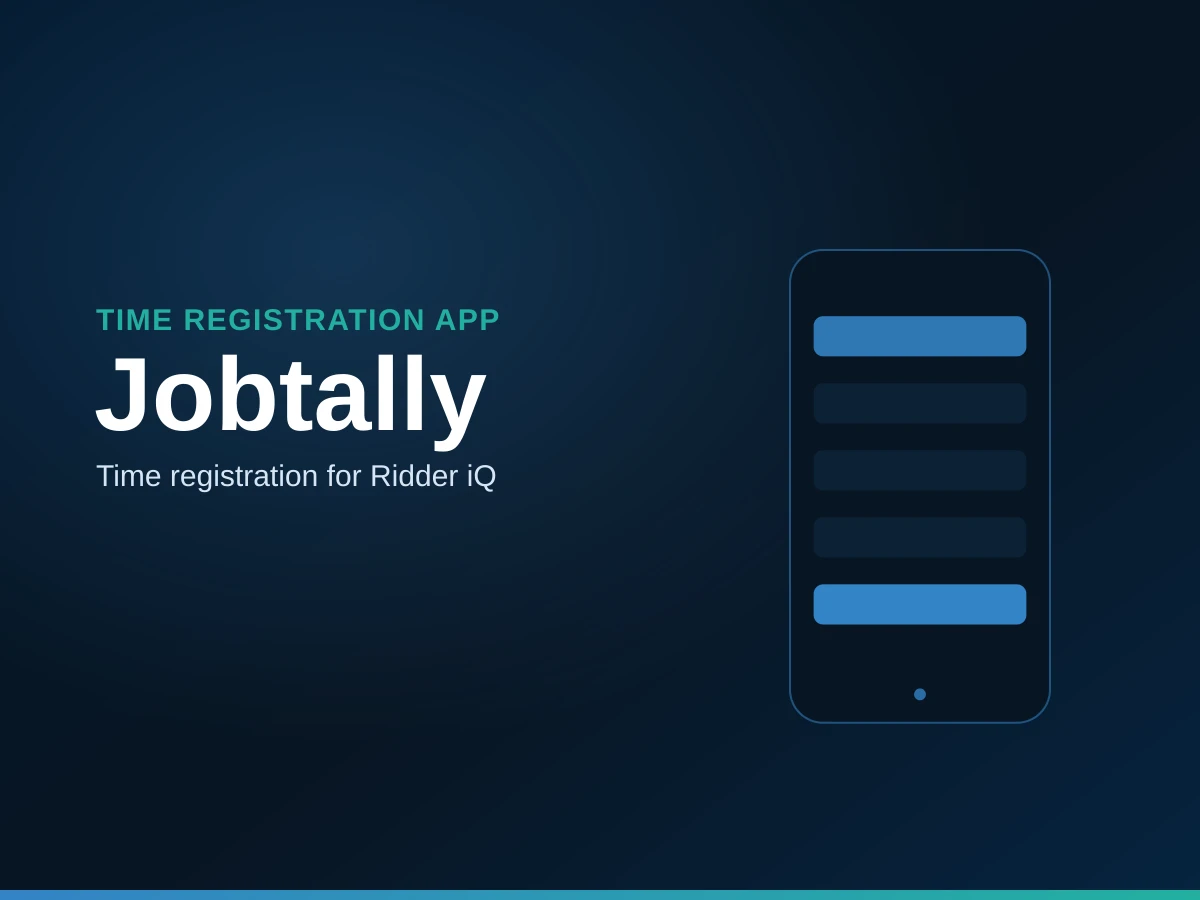 JobTally: A mobile time registration app for Ridder iQ.